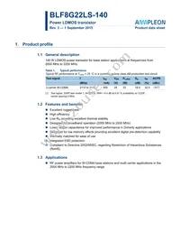 BLF8G22LS-140J Datasheet Cover