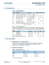 BLF8G22LS-140J Datasheet Page 3