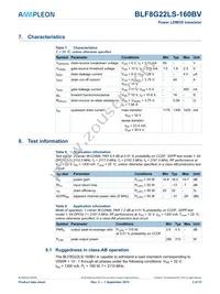 BLF8G22LS-160BV:11 Datasheet Page 3