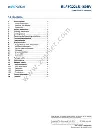 BLF8G22LS-160BV:11 Datasheet Page 13