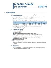 BLF8G22LS-160BVX Datasheet Cover