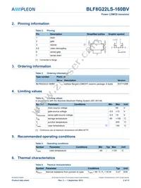 BLF8G22LS-160BVX Datasheet Page 2