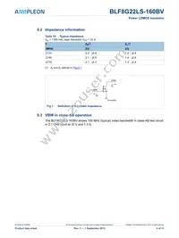 BLF8G22LS-160BVX Datasheet Page 4