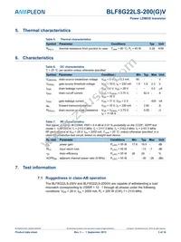 BLF8G22LS-200V Datasheet Page 3