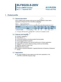 BLF8G22LS-205VJ Datasheet Cover