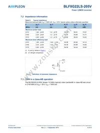 BLF8G22LS-205VJ Datasheet Page 4