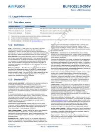 BLF8G22LS-205VJ Datasheet Page 11