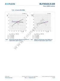 BLF8G22LS-220U Datasheet Page 7