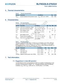 BLF8G22LS-270V Datasheet Page 3