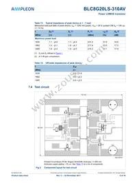 BLF8G22LS-310AVU Datasheet Page 6