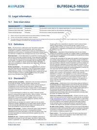 BLF8G24LS-100VJ Datasheet Page 15