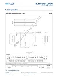 BLF8G24LS-200PNU Datasheet Page 7