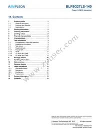 BLF8G27LS-140 Datasheet Page 14