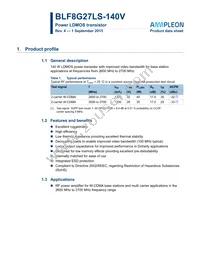 BLF8G27LS-140V Datasheet Cover