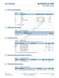 BLF8G27LS-140V Datasheet Page 2