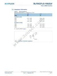 BLF8G27LS-150VJ Datasheet Page 4