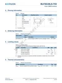 BLF8G38LS-75VJ Datasheet Page 2