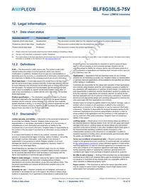 BLF8G38LS-75VJ Datasheet Page 10