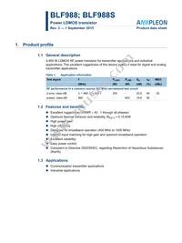 BLF988S Datasheet Cover