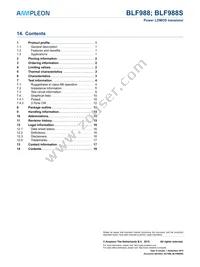 BLF988S Datasheet Page 18