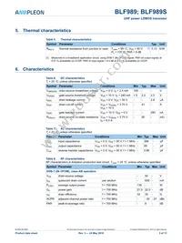 BLF989SU Datasheet Page 3