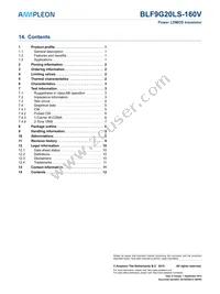 BLF9G20LS-160VJ Datasheet Page 12