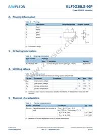 BLF9G38LS-90PJ Datasheet Page 2