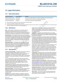 BLL6G1214L-250 Datasheet Page 11