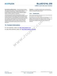 BLL6G1214L-250 Datasheet Page 12