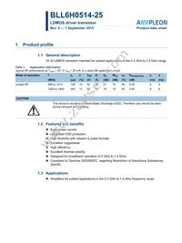 BLL6H0514-25 Datasheet Cover