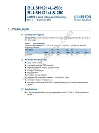 BLL8H1214LS-250U Datasheet Cover