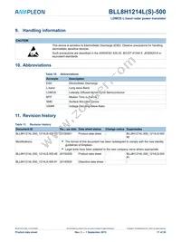 BLL8H1214LS-500U Datasheet Page 17