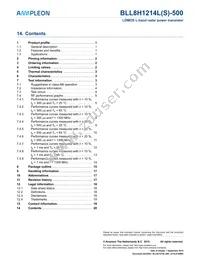 BLL8H1214LS-500U Datasheet Page 20