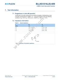 BLL9G1214LS-600U Datasheet Page 4