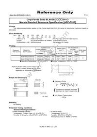 BLM15EG221SH1D Datasheet Cover