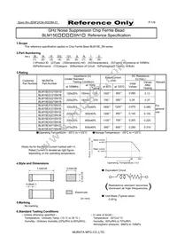 BLM15EX471SN1D Datasheet Cover