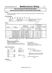 BLM15HG601SZ1D Datasheet Cover