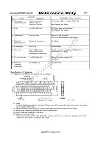 BLM15HG601SZ1D Datasheet Page 3