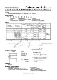 BLM41PG102SN1L Datasheet Cover