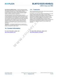 BLM7G1822S-80ABGY Datasheet Page 17