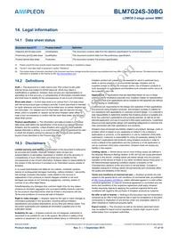 BLM7G24S-30BGY Datasheet Page 17