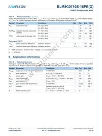 BLM8G0710S-15PBGY Datasheet Page 5