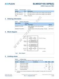 BLM8G0710S-30PBY Datasheet Page 3