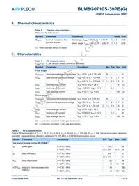 BLM8G0710S-30PBY Datasheet Page 4