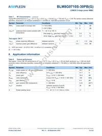 BLM8G0710S-30PBY Datasheet Page 5