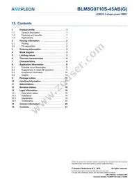 BLM8G0710S-45ABGY Datasheet Page 21