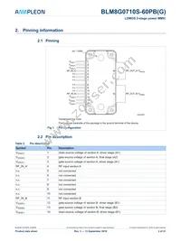 BLM8G0710S-60PBGY Datasheet Page 2