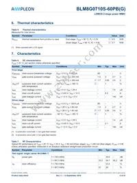 BLM8G0710S-60PBGY Datasheet Page 4