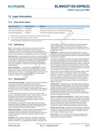 BLM8G0710S-60PBGY Datasheet Page 19