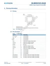 BLM9D2325-20ABZ Datasheet Page 2